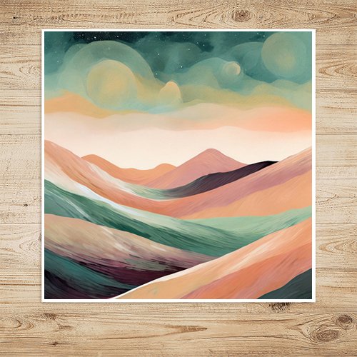 Serene Hills - Art Print - Metal Poster - Canvas Wrap - Premium Framed Art Print