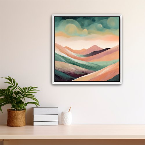 Serene Hills - Art Print - Metal Poster - Canvas Wrap - Premium Framed Art Print