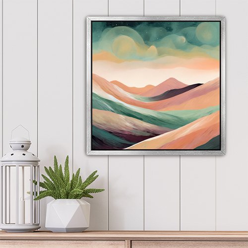 Serene Hills - Art Print - Metal Poster - Canvas Wrap - Premium Framed Art Print