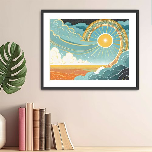 Shimmering Seas - Art Print - Metal Poster - Canvas Wrap - Premium Framed Art Print