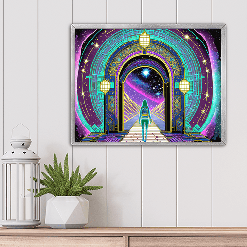 Star Gate - Art Print - Metal Poster - Canvas Wrap - Premium Framed Art Print