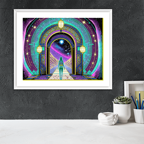 Star Gate - Art Print - Metal Poster - Canvas Wrap - Premium Framed Art Print