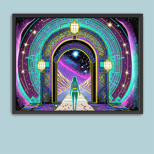 Star Gate - Art Print - Metal Poster - Canvas Wrap - Premium Framed Art Print