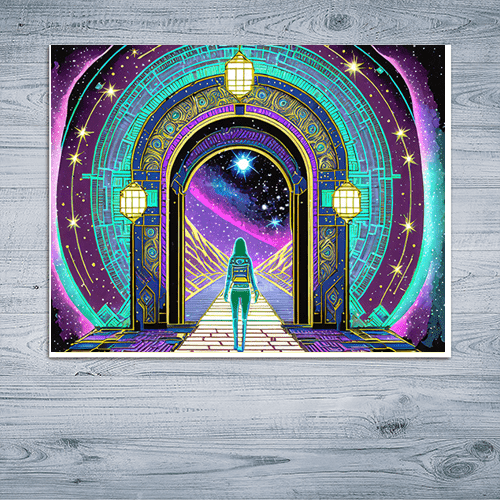 Star Gate - Art Print - Metal Poster - Canvas Wrap - Premium Framed Art Print