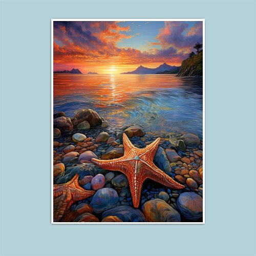 Starfish - Art Print - Metal Poster - Canvas Wrap - Premium Framed Art Print