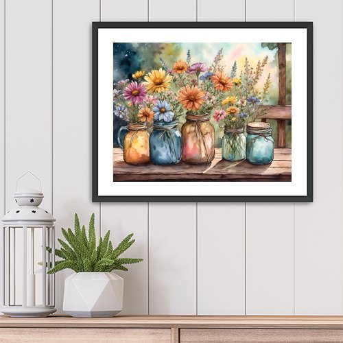 Summer Flowers - Art Print - Metal Poster - Canvas Wrap - Premium Framed Art Print