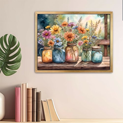 Summer Flowers - Art Print - Metal Poster - Canvas Wrap - Premium Framed Art Print