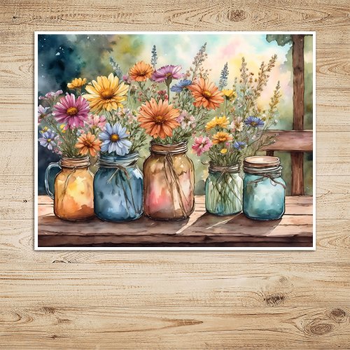 Summer Flowers - Art Print - Metal Poster - Canvas Wrap - Premium Framed Art Print