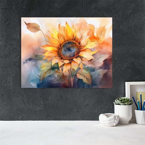 Sunflower - Art Print - Metal Poster - Canvas Wrap - Premium Framed Art Print