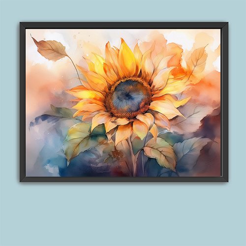 Sunflower - Art Print - Metal Poster - Canvas Wrap - Premium Framed Art Print