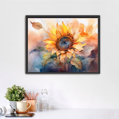 Sunflower - Art Print - Metal Poster - Canvas Wrap - Premium Framed Art Print