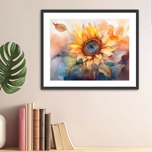 Sunflower - Art Print - Metal Poster - Canvas Wrap - Premium Framed Art Print