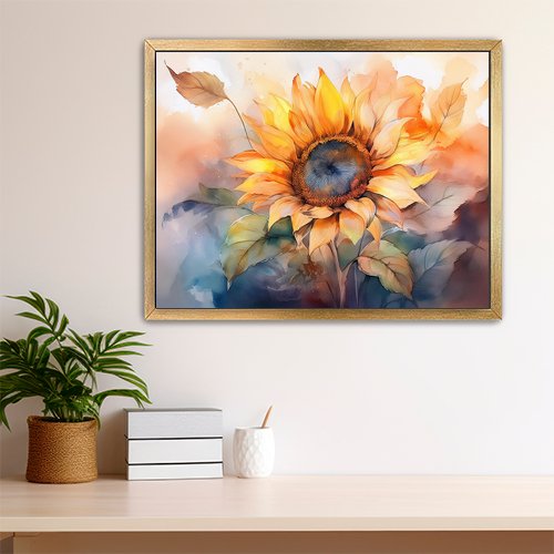 Sunflower - Art Print - Metal Poster - Canvas Wrap - Premium Framed Art Print