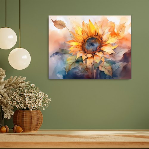 Sunflower - Art Print - Metal Poster - Canvas Wrap - Premium Framed Art Print