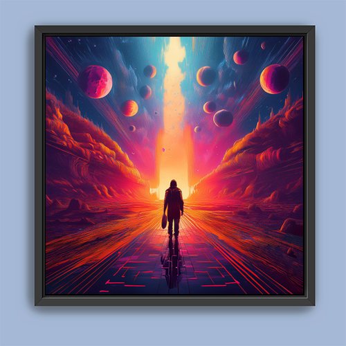 The Only Way Out is Through - Art Print - Metal Poster - Canvas Wrap - Premium Framed Art Print