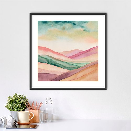 Tranquil Horizons - Art Print - Metal Poster - Canvas Wrap - Premium Framed Art Print