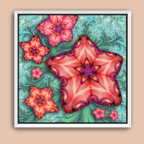 Tropical Fractals - Art Print - Metal Poster - Canvas Wrap - Premium Framed Art Print