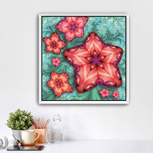 Tropical Fractals - Art Print - Metal Poster - Canvas Wrap - Premium Framed Art Print