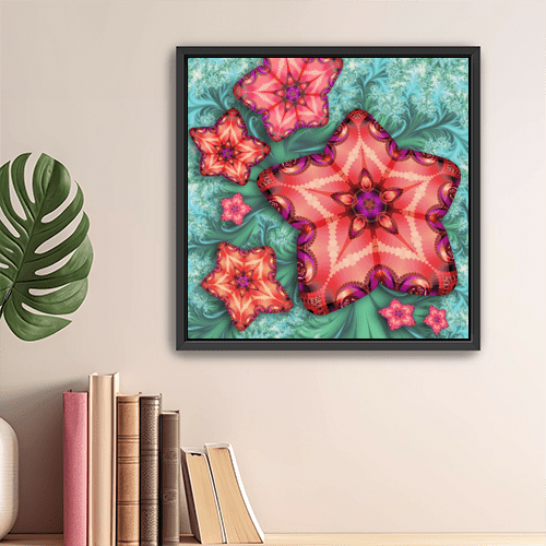 Tropical Fractals - Art Print - Metal Poster - Canvas Wrap - Premium Framed Art Print