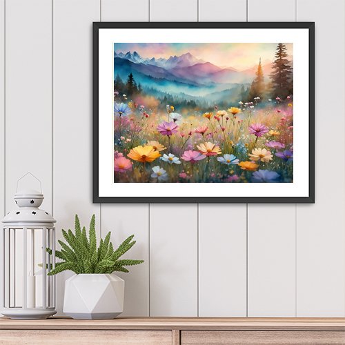 Wildflowers of Summer - Art Print - Metal Poster - Canvas Wrap - Premium Framed Art Print