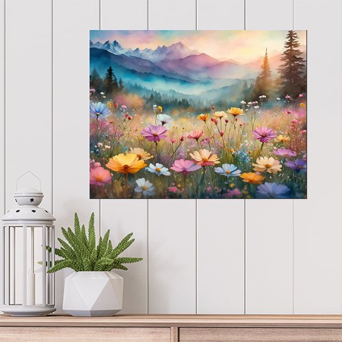 Wildflowers of Summer - Art Print - Metal Poster - Canvas Wrap - Premium Framed Art Print