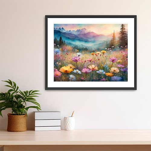 Wildflowers of Summer - Art Print - Metal Poster - Canvas Wrap - Premium Framed Art Print