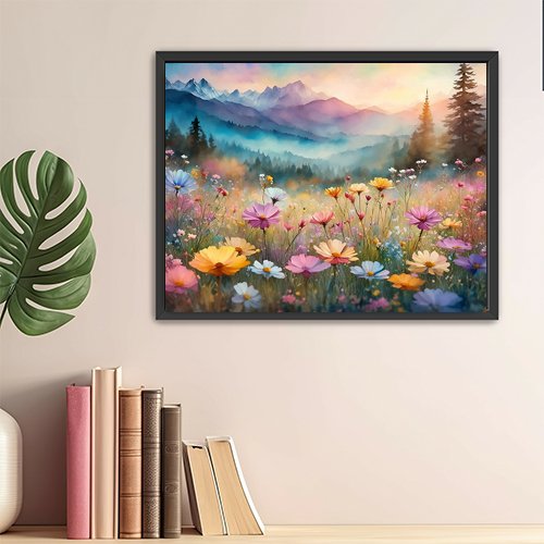 Wildflowers of Summer - Art Print - Metal Poster - Canvas Wrap - Premium Framed Art Print