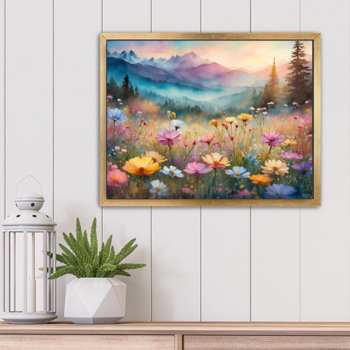 Wildflowers of Summer - Art Print - Metal Poster - Canvas Wrap - Premium Framed Art Print