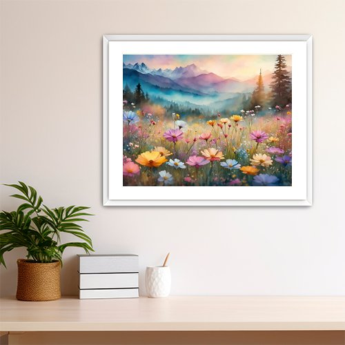 Wildflowers of Summer - Art Print - Metal Poster - Canvas Wrap - Premium Framed Art Print