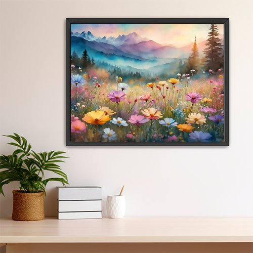 Wildflowers of Summer - Art Print - Metal Poster - Canvas Wrap - Premium Framed Art Print