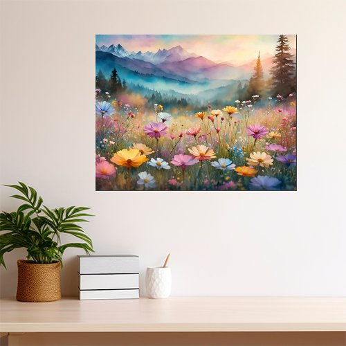 Wildflowers of Summer - Art Print - Metal Poster - Canvas Wrap - Premium Framed Art Print