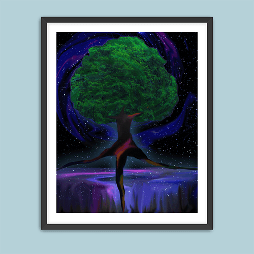 World Tree - Art Print - Metal Poster - Canvas Wrap - Premium Framed Art Print