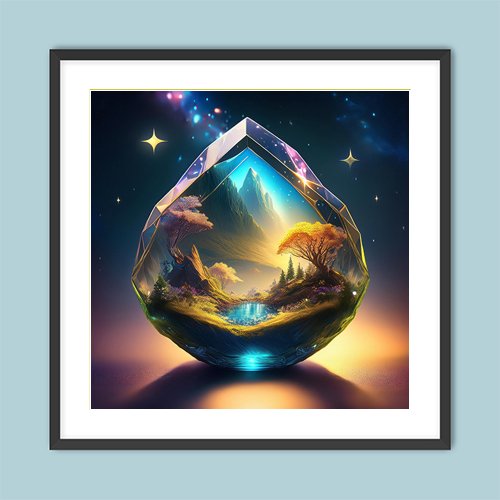 World Within - Art Print - Metal Poster - Canvas Wrap - Premium Framed Art Print