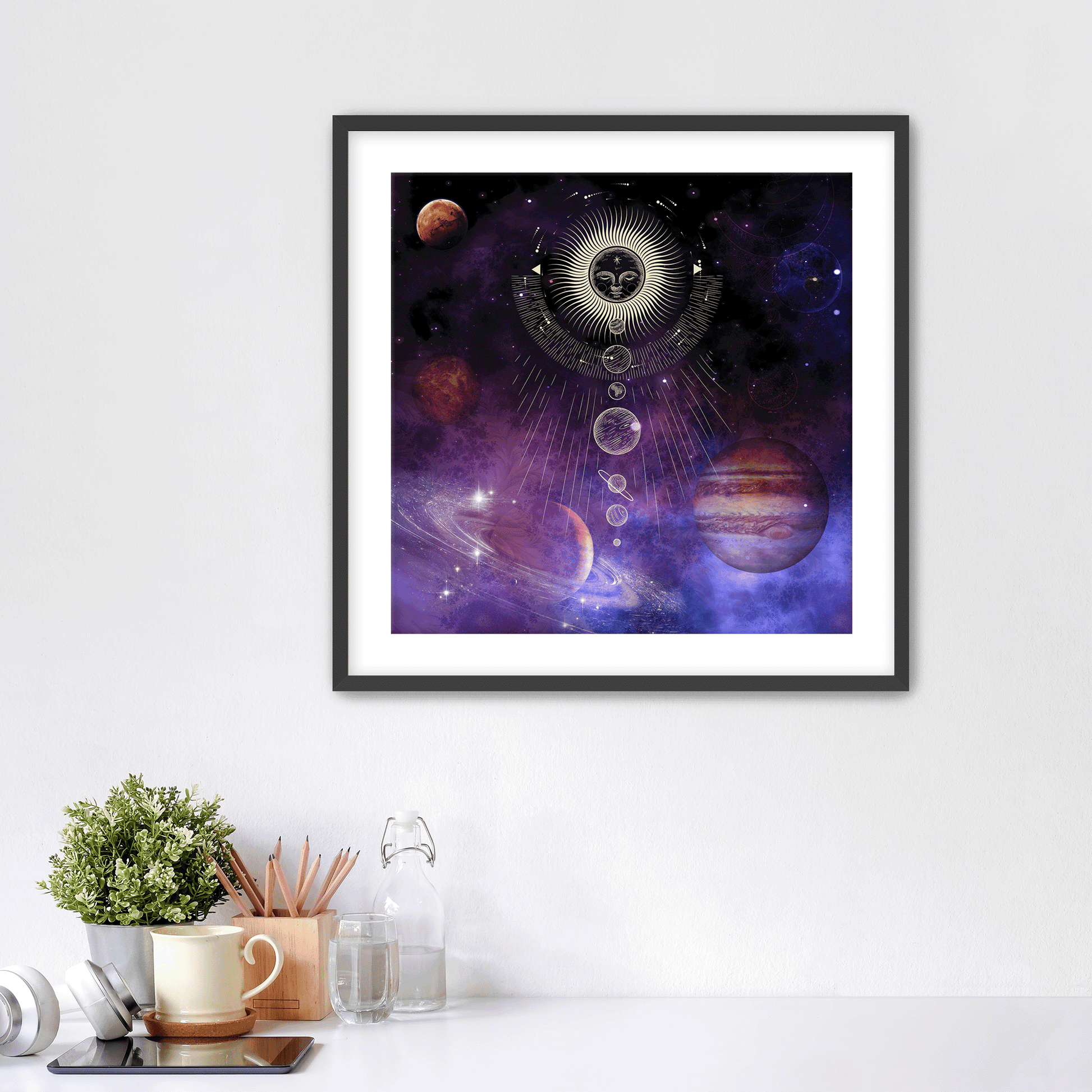 Cosmic Energy - Art Print - Framed - Premium Art Print