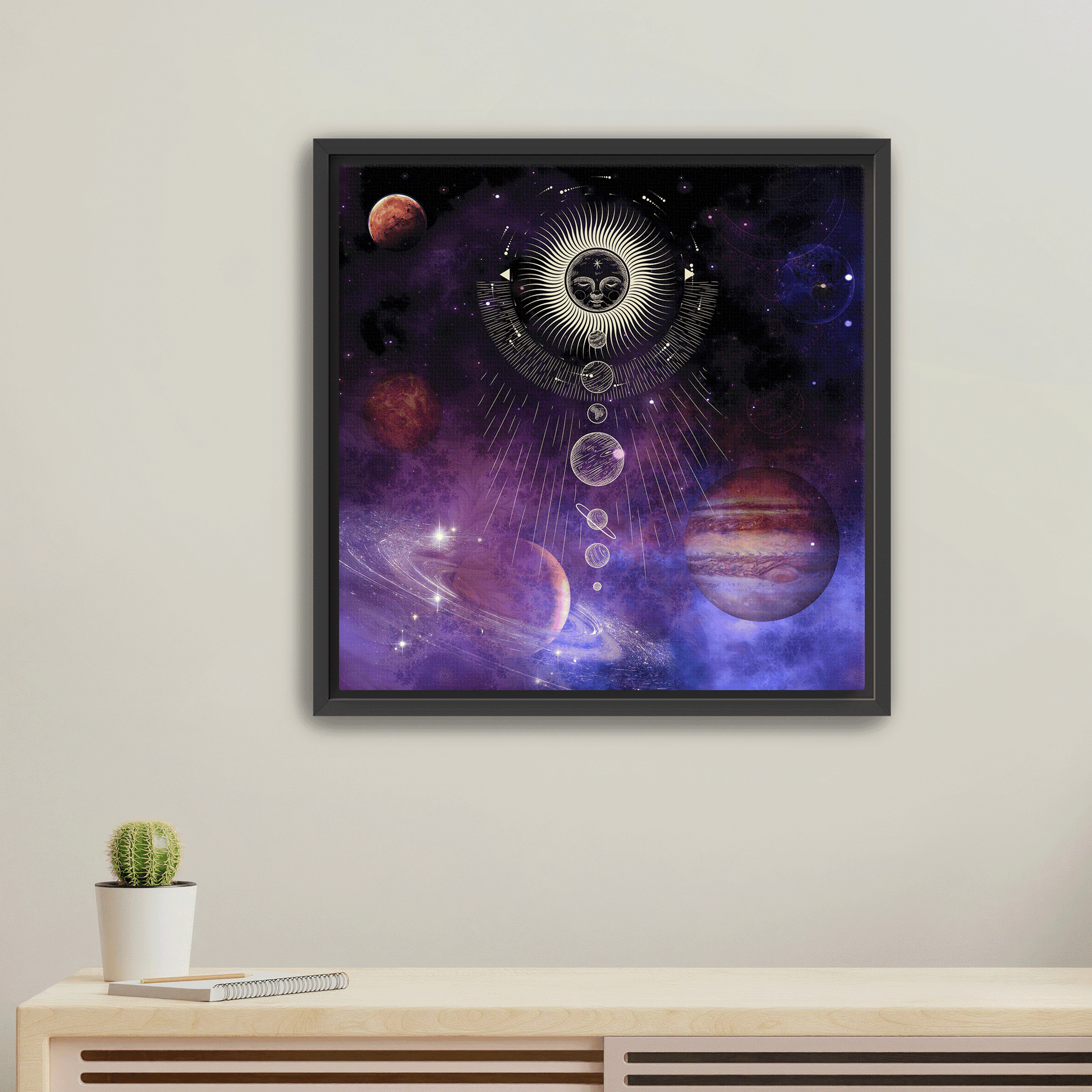 Cosmic Energy - Canvas Print - Premium Art Print