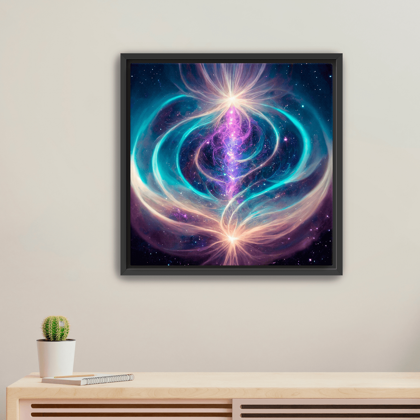 Cosmic Energy Flow - Canvas Wrap - Premium Canvas Wrap