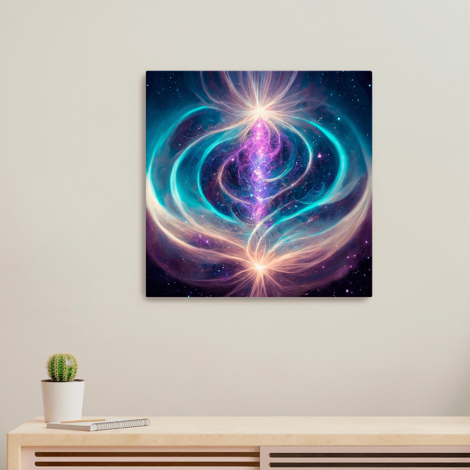 Cosmic Energy Flow - Metal Poster - Premium Metal Poster