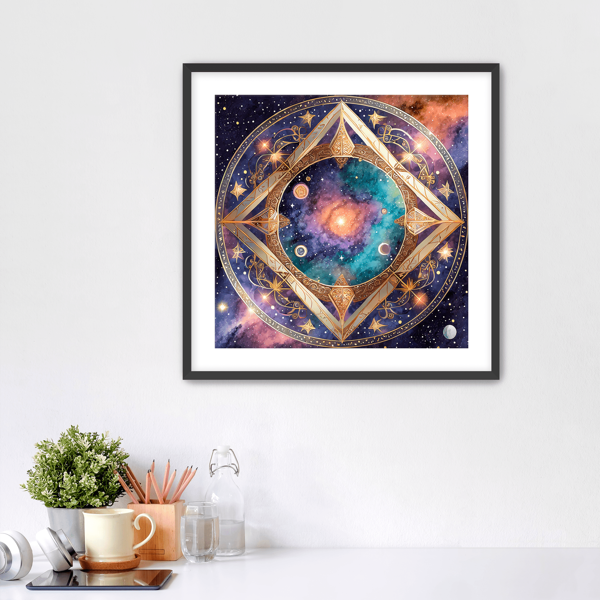 Cosmic Portal - Art Print - Framed - Premium Framed Art Print
