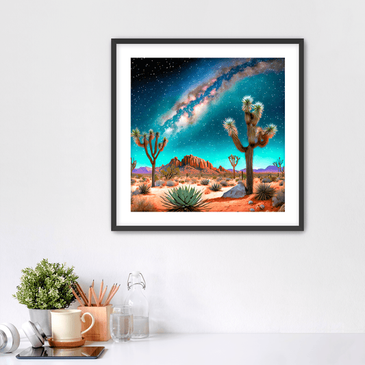 Desert Milky Way - Art Print - Framed - Premium Framed Art Print