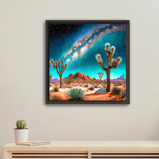 Desert Milkyway - Canvas Wrap - Premium Canvas Print