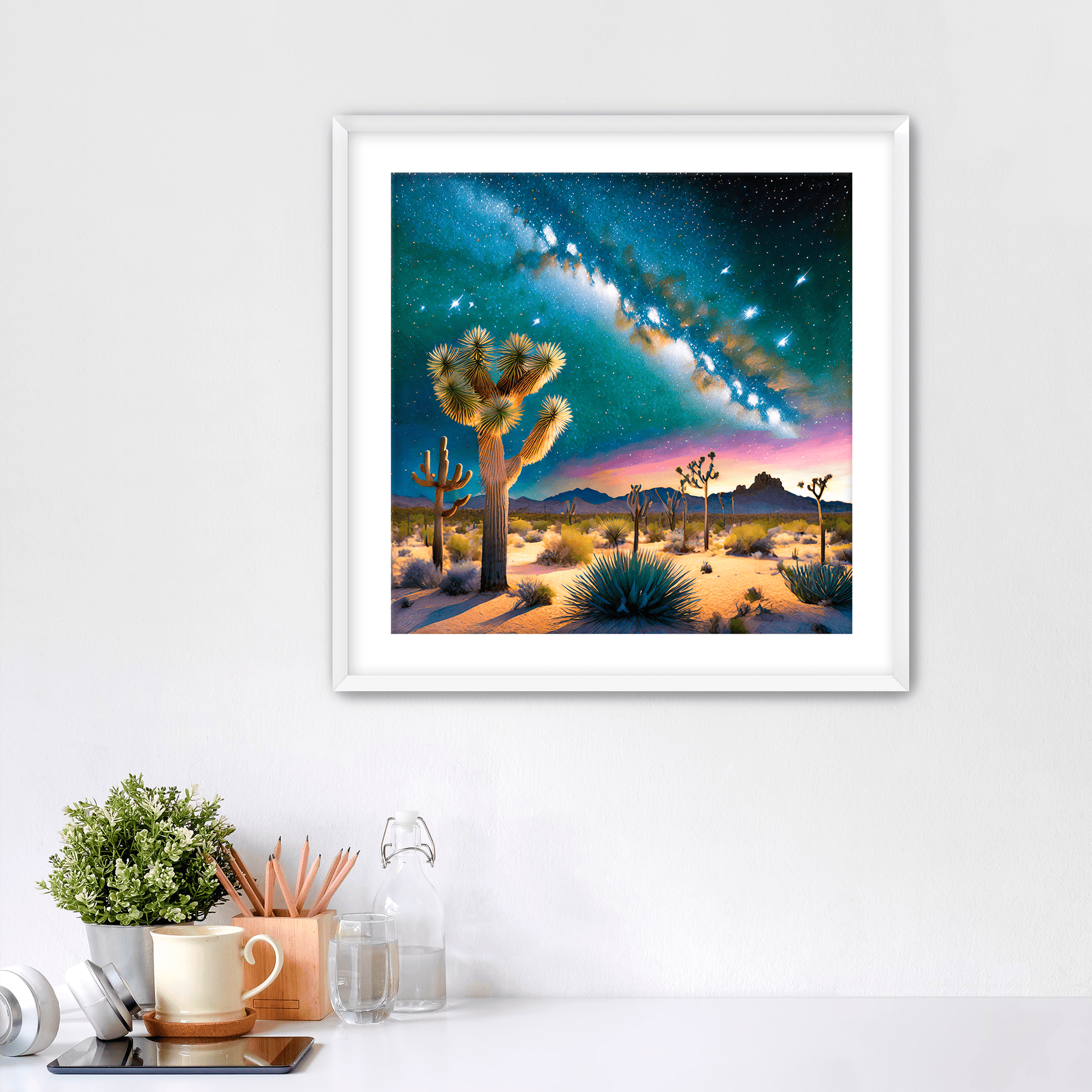 Desert Night - Art Print - Framed - Premium Framed Art Print