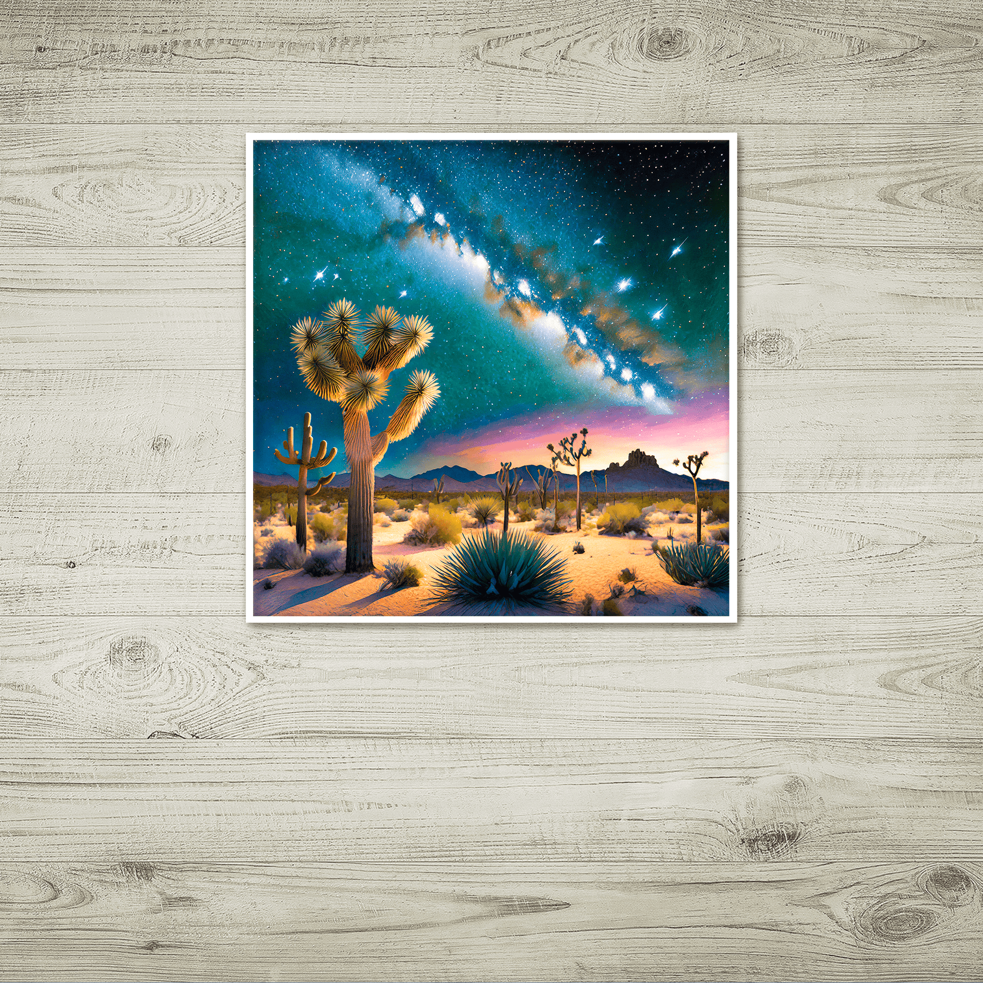 Desert Night - Art Print - Unframed - Premium Unframed Art Print
