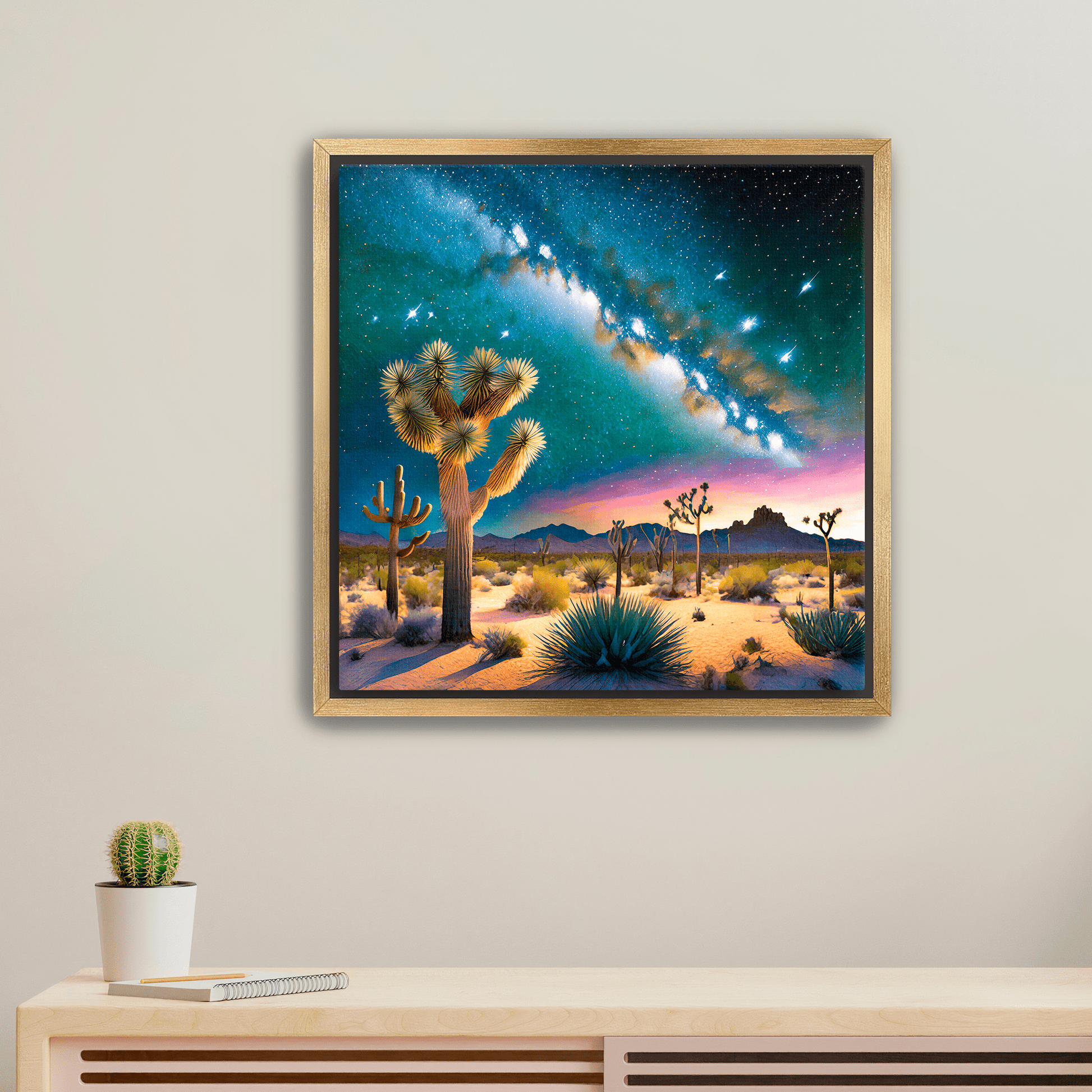 Desert Night - Canvas Wrap - Premium Canvas Print