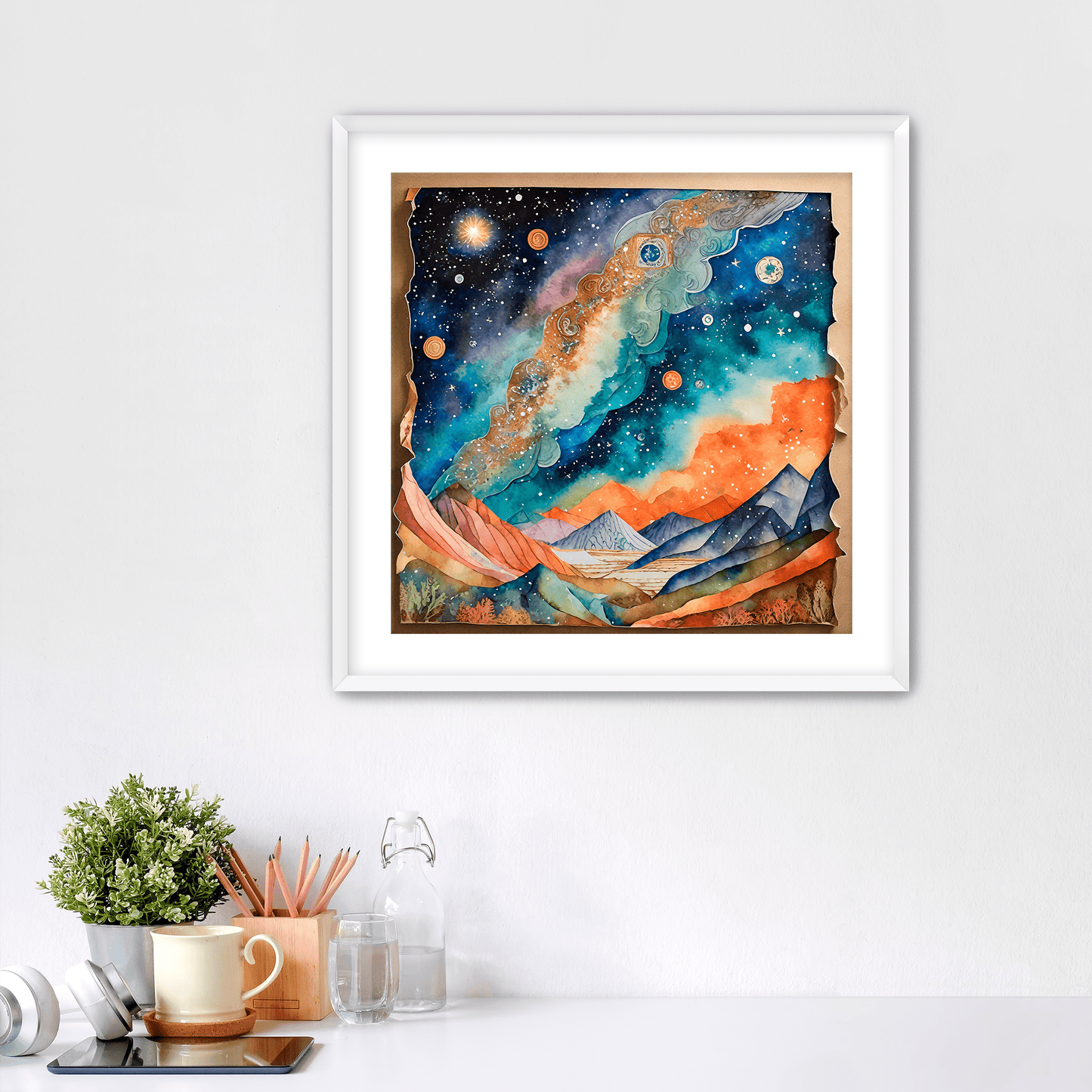 Milky Way - Art Print - Framed - Premium Framed Art Print