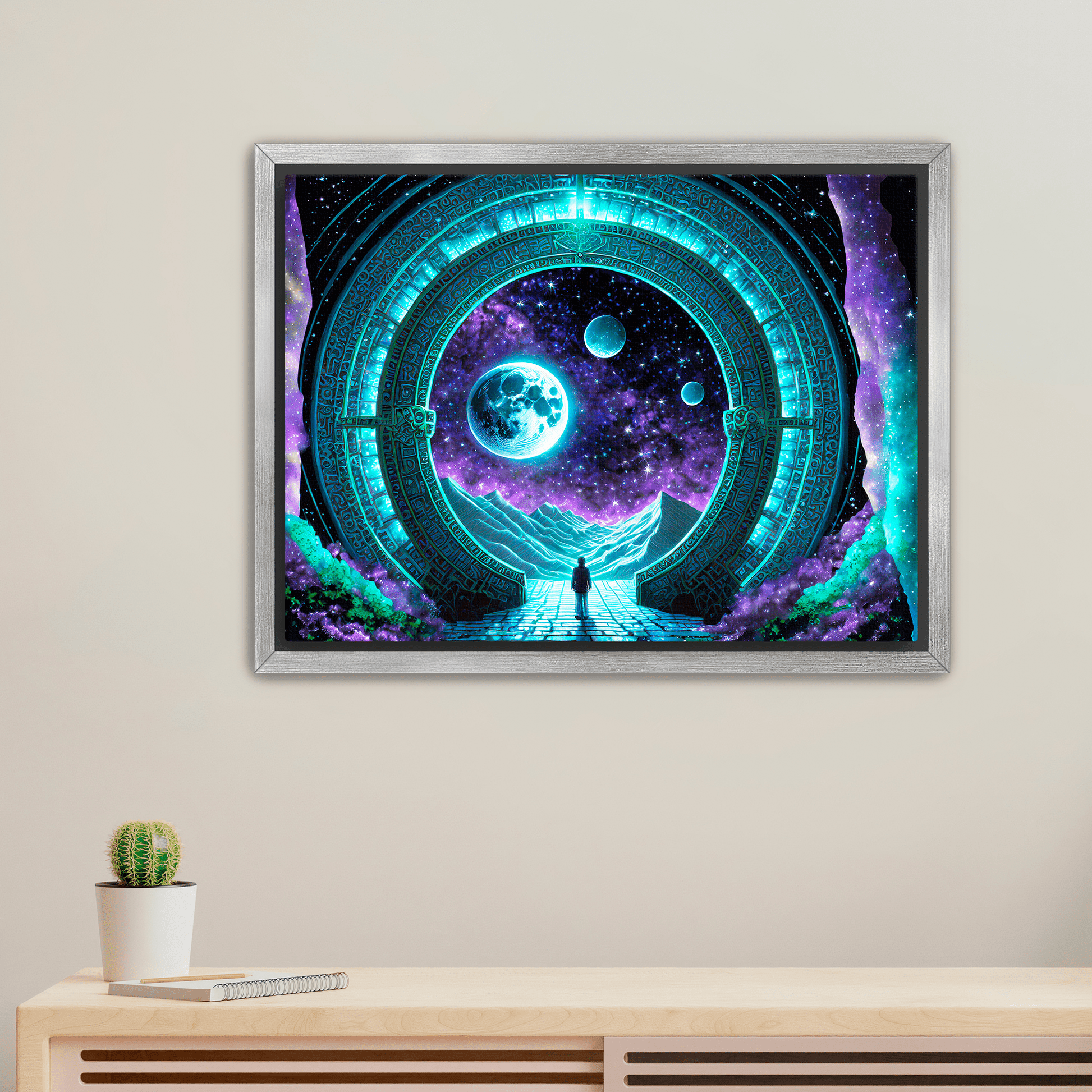 Moon Gate - Canvas Wrap - Premium Canvas Print