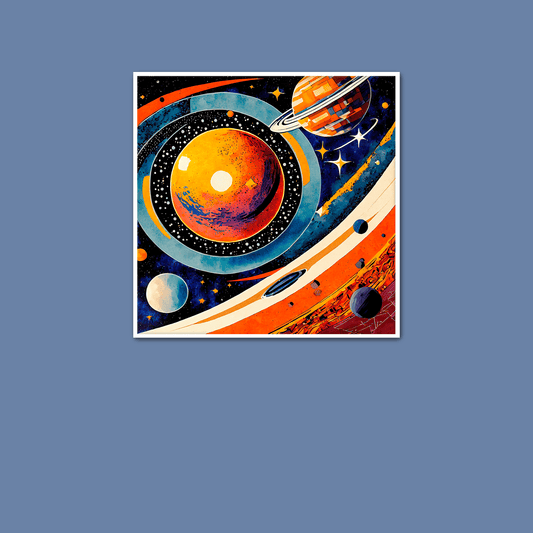 Our Solar System - Art Print - Unframed - Premium Unframed Art Print