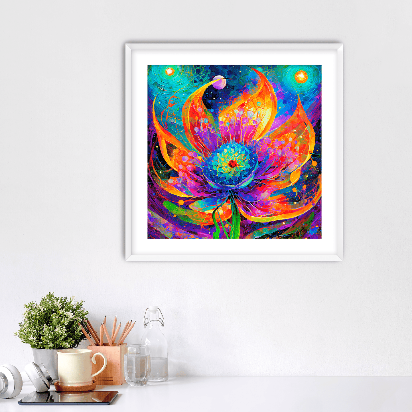 Petals of the Galaxy - Art Print - Framed - Premium Framed Art Print