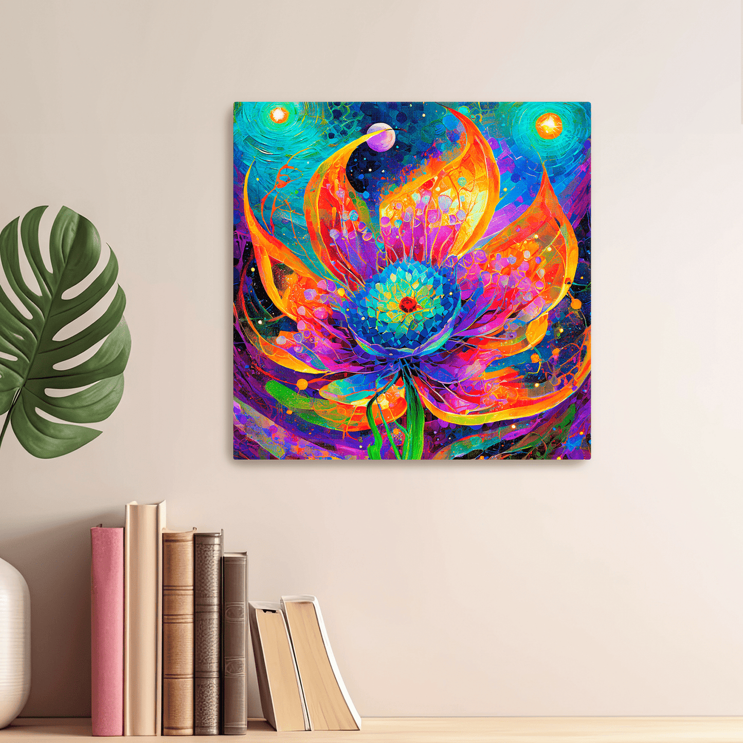 Petals of the Galaxy - Canvas Wrap - Premium Canvas Print