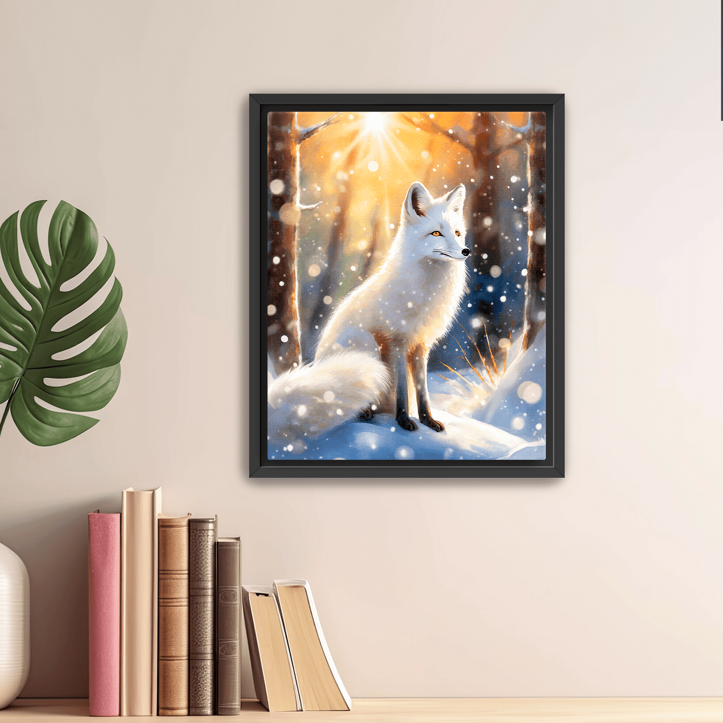 Snow Fox - Canvas Wrap - Premium Canvas Wrap