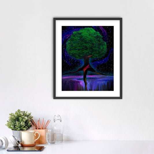 World Tree 2023  Framed Art Print - Black Frame